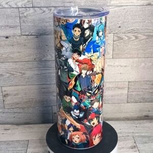 - Anime 20oz. Stainless steel handmade 20oz Tumbler